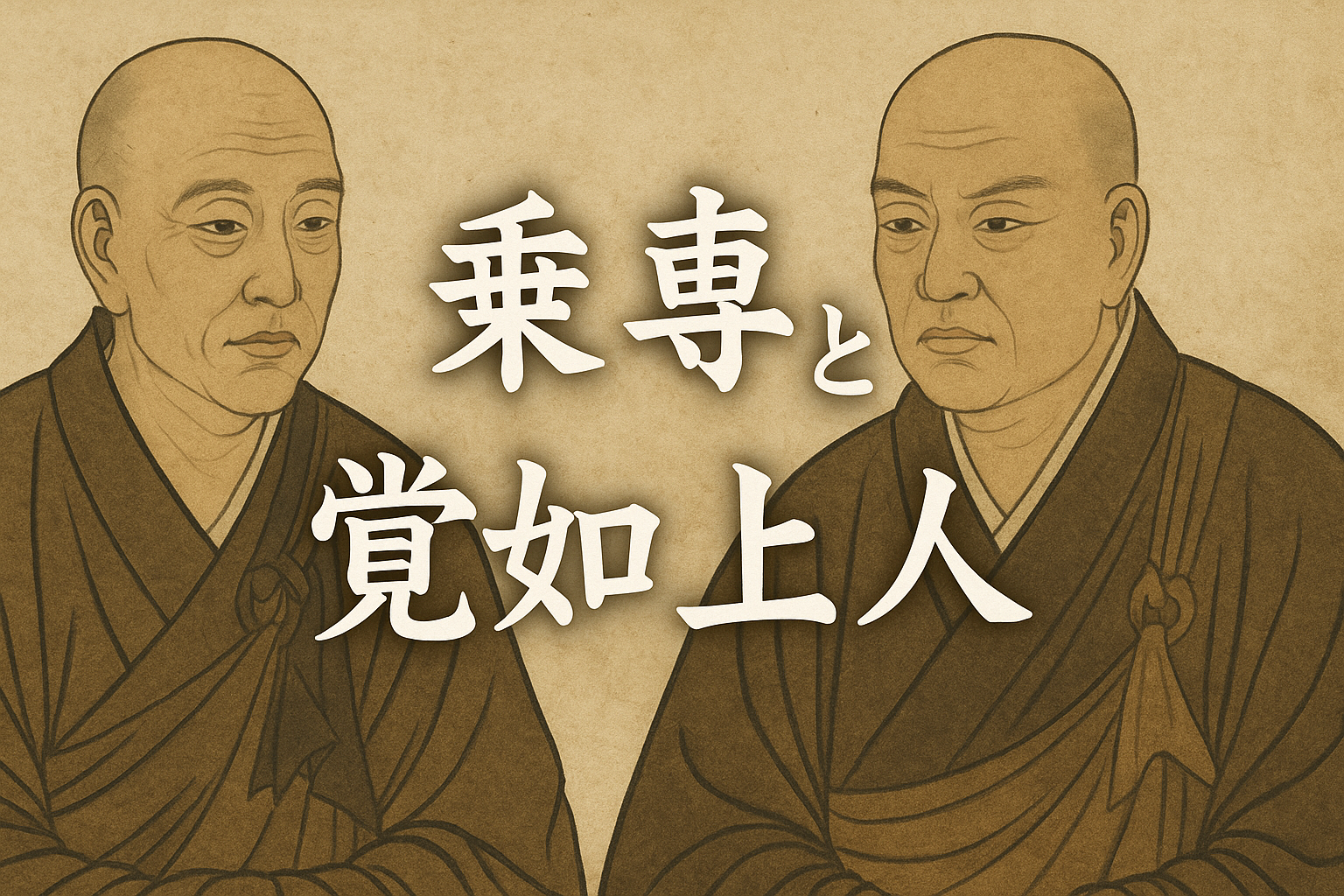 乗専と覚如上人のイメージ画像